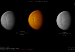 Amateur Astronomers take a look through the Cloud Cover of Venus with our SLOAN Filters