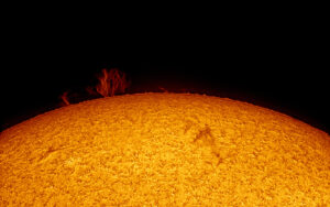 Sonnenfotografie mit dem TEC 140 f/7 Fluorit Apochromat