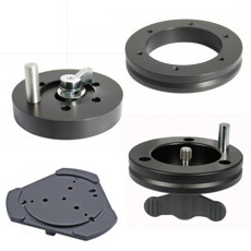 Tripod adapter flanges