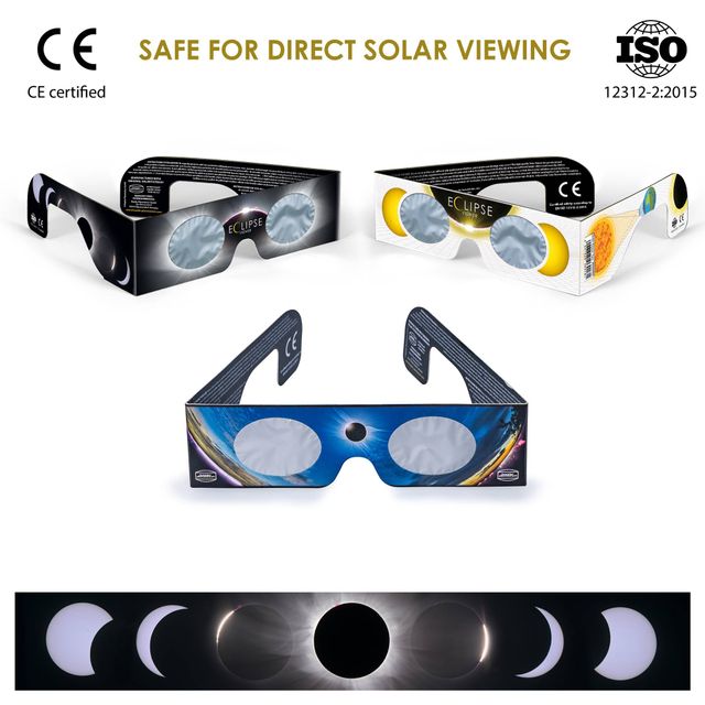 Solar / Eclipse Viewer AstroSolar® Silver/Gold (various Designs / Quantities)